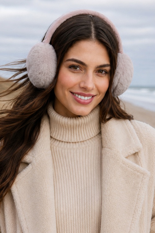 Amici - Donatella Earmuff in Dusty Pink