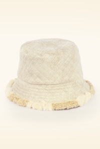 Amici - Lucinda Suedine Bucket Hat in Sand 2