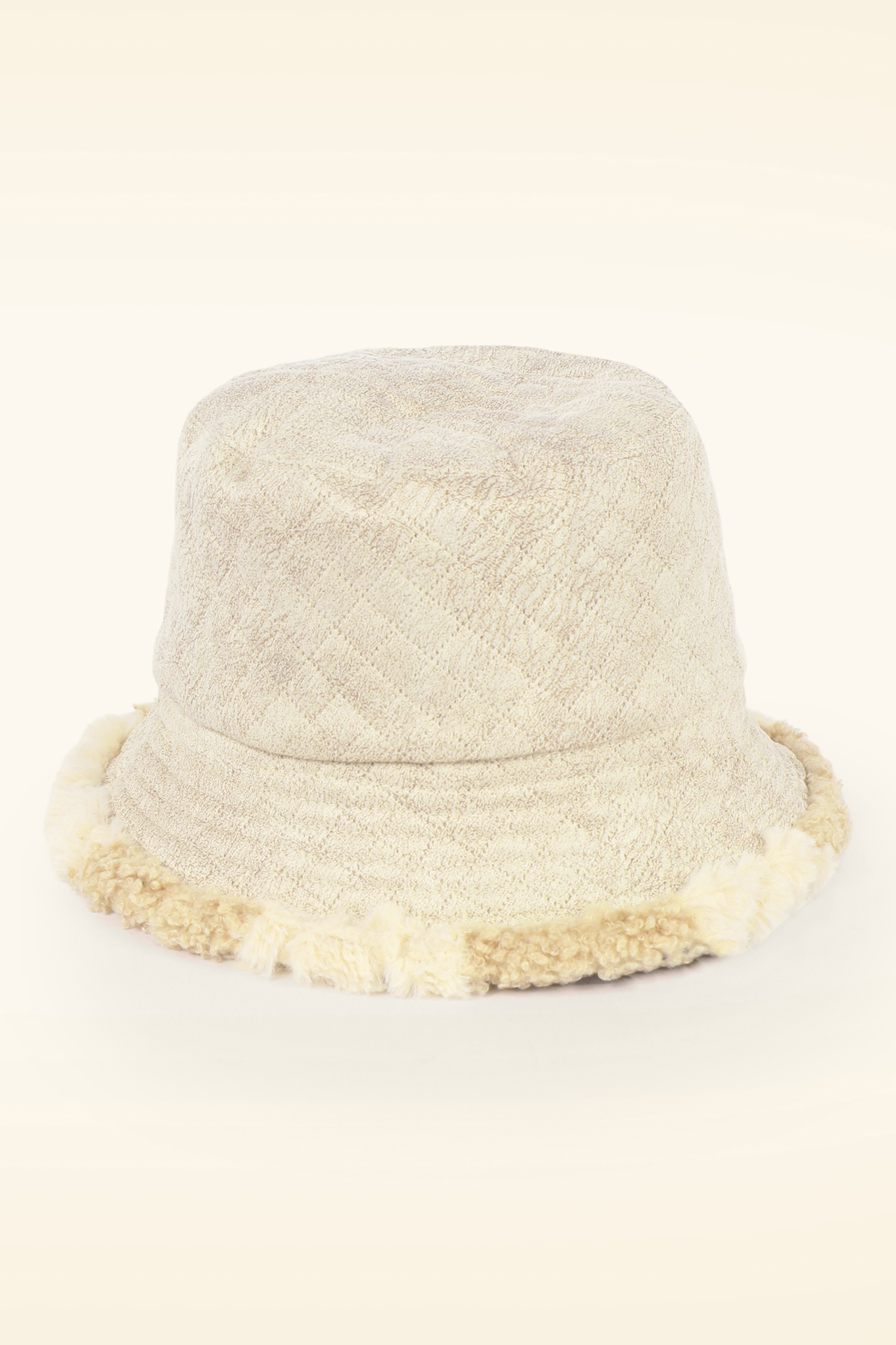 Amici - Lucinda Suedine Bucket Hat in Sand 2