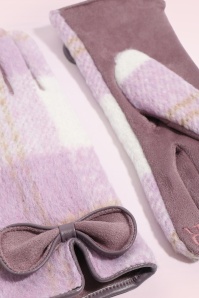 Amici - Ava Bow Gloves in Purple 2