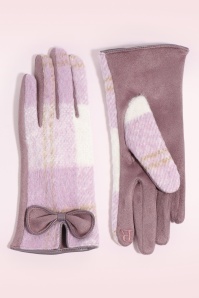 Amici - Ava Bow Gloves in Purple