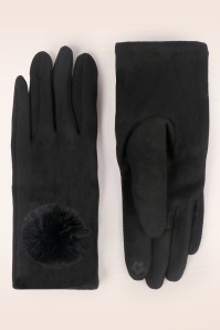 Amici - Leighton Suedine Gloves in Black