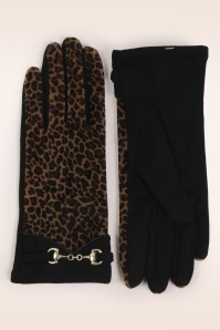 Amici - Leona Suedine Gloves in Leopard