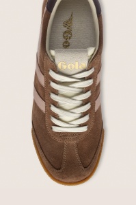 Gola - Baskets Elan en daim ombre et cacao 3