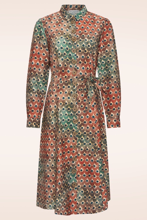 Very Cherry - Jane Peacock Dress in Multi 2
