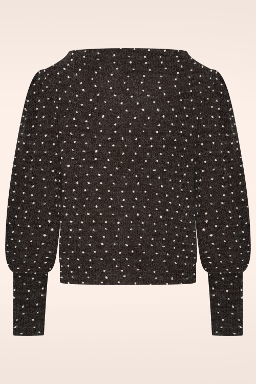 Very Cherry - Maya Fantasia Dots Pullover in Antracite 3