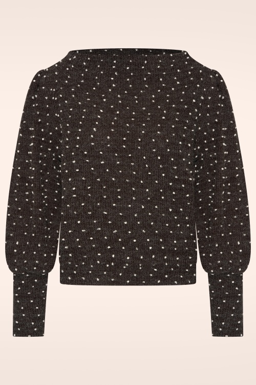 Very Cherry - Maya Fantasia Dots Pullover in Antracite 2