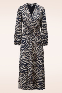 K-Design - Robe longue à noeud Kelly en animal 2