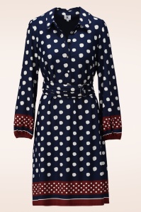 You’re My Lobster by K-design - Pia Polkadot Dress in Navy