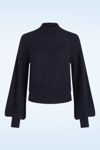 King Louie - Joanie Raglan Orcia top in saffierblauw