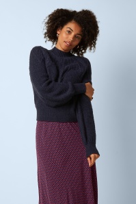 King Louie - Joanie Raglan Orcia top in saffierblauw 3
