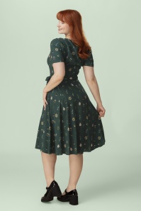 Topvintage Boutique Collection - Topvintage exclusive ~ Katie Spell jurk in teal 3