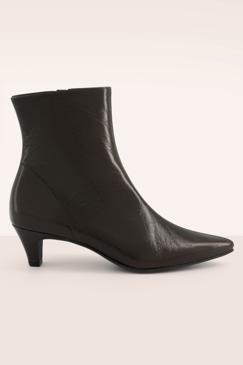 Paul Green - Maggy Croco Ankle Boots in Black
