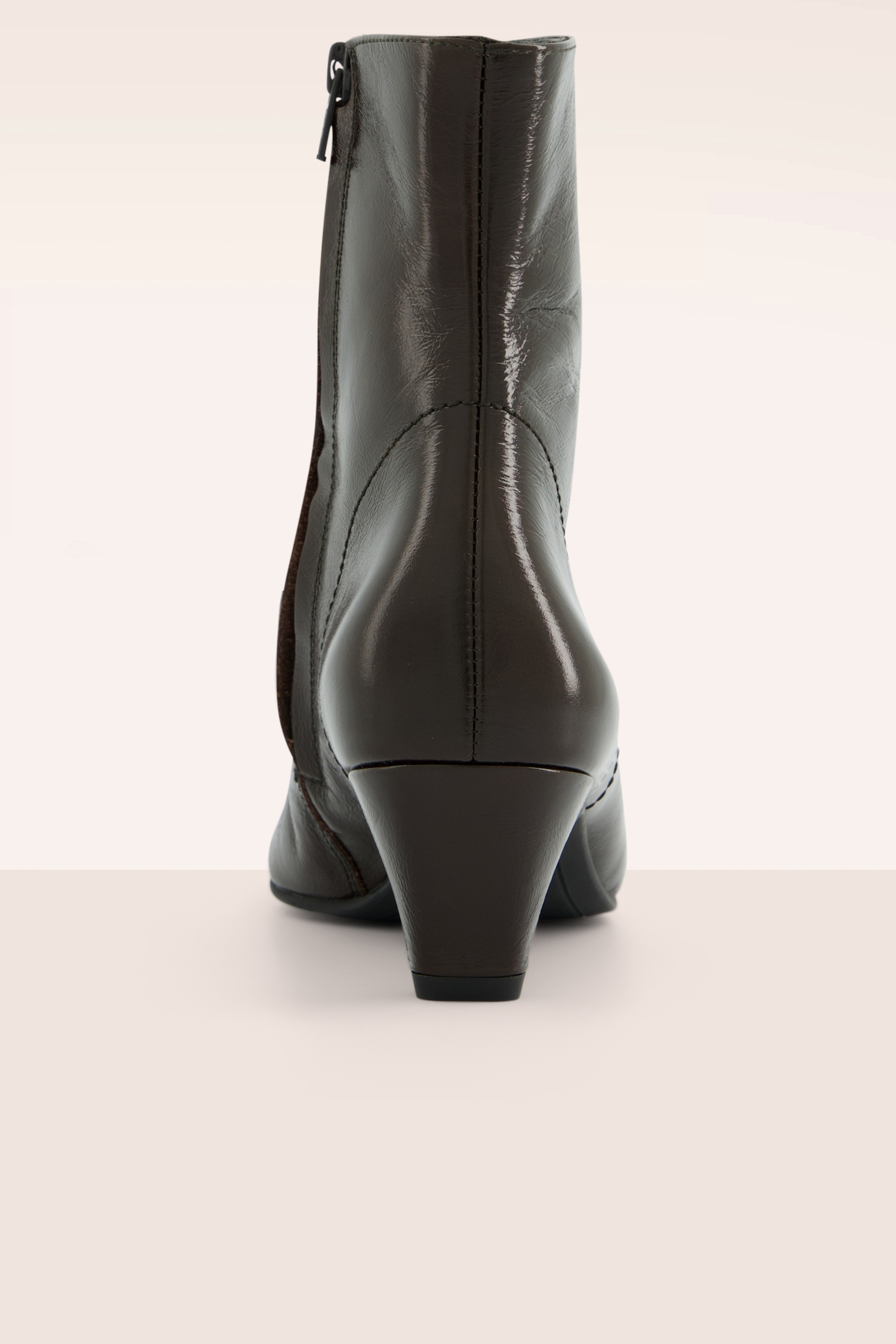 Paul Green - Maggy Glossy Ankle Boots in Brown 5