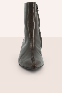 Paul Green - Maggy Glossy Ankle Boots in Brown 4