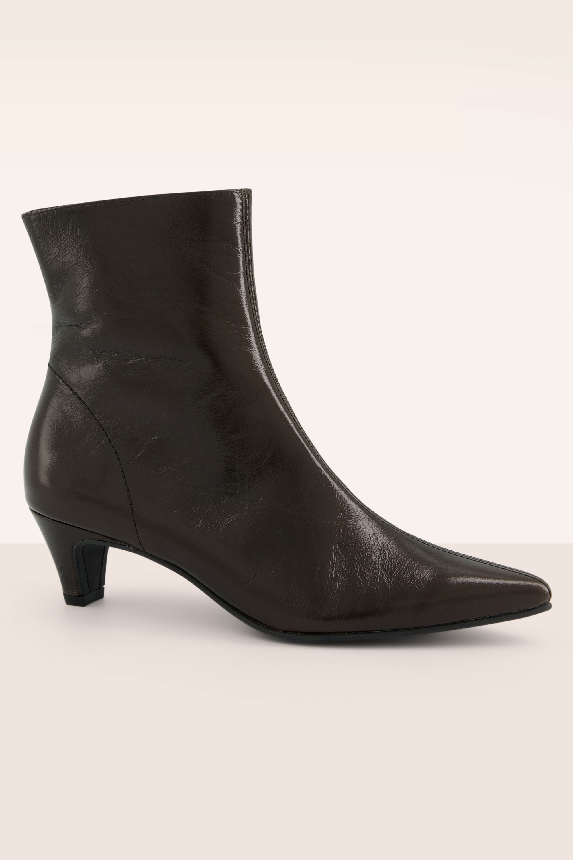 Paul Green - Maggy Glossy Ankle Boots in Brown 3