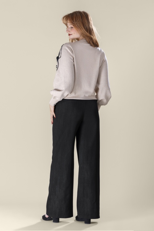 Smashed Lemon - Vivienne Glitter Chic Hose in Schwarz 3