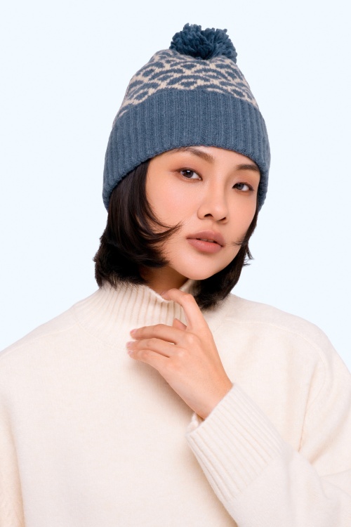 Powder - Chauffe-poignets Agatha en bleu jean