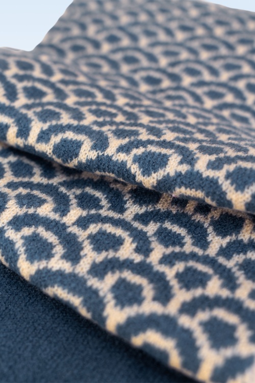 Powder - Écharpe Agatha en bleu jean 3
