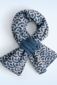 Powder - Écharpe Agatha en bleu jean
