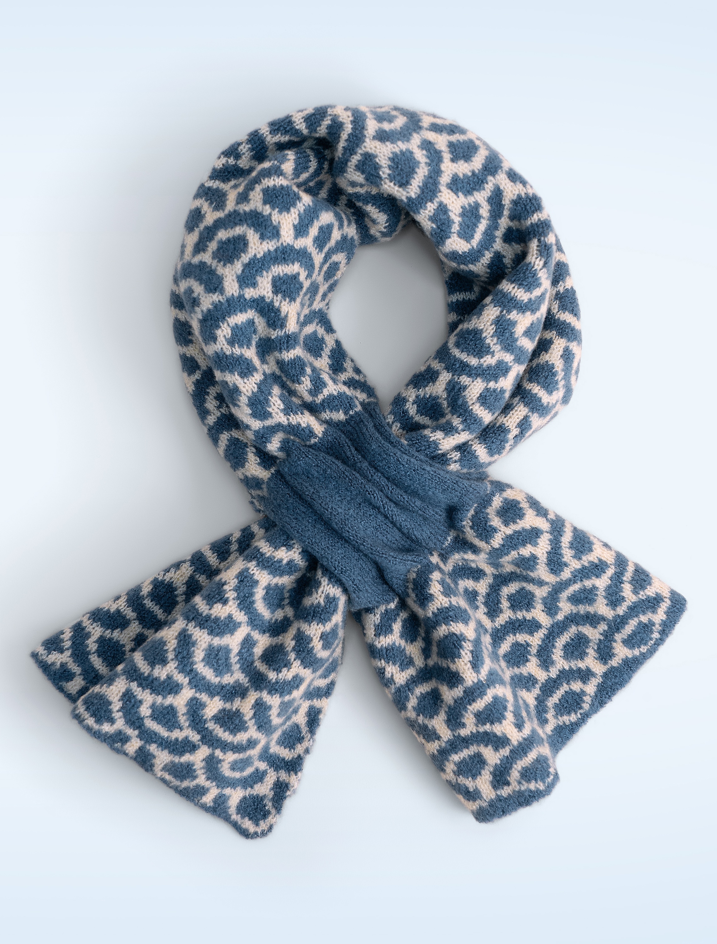 Powder - Écharpe Agatha en bleu jean