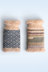 Powder - Chauffe-poignets Agatha en bleu jean