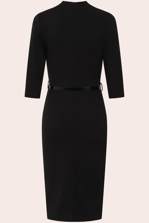 Vintage Chic for Topvintage - Topvintage exclusive ~ Trixy Pencil Dress in Black 2