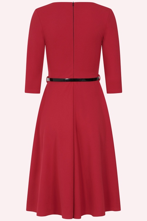 Vintage Chic for Topvintage - Topvintage exclusive ~ Arlene Swing Dress in Red 2