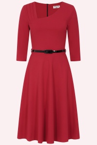 Vintage Chic for Topvintage - Topvintage exclusive ~ Arlene Swing Dress in Red