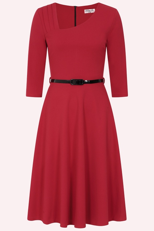 Vintage Chic for Topvintage - Topvintage exclusive ~ Arlene Swing Dress in Red