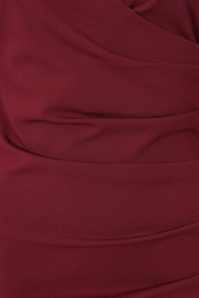Vintage Chic for Topvintage - Exclusivité Topvintage ~ Robe crayon Nina en bordeaux 3