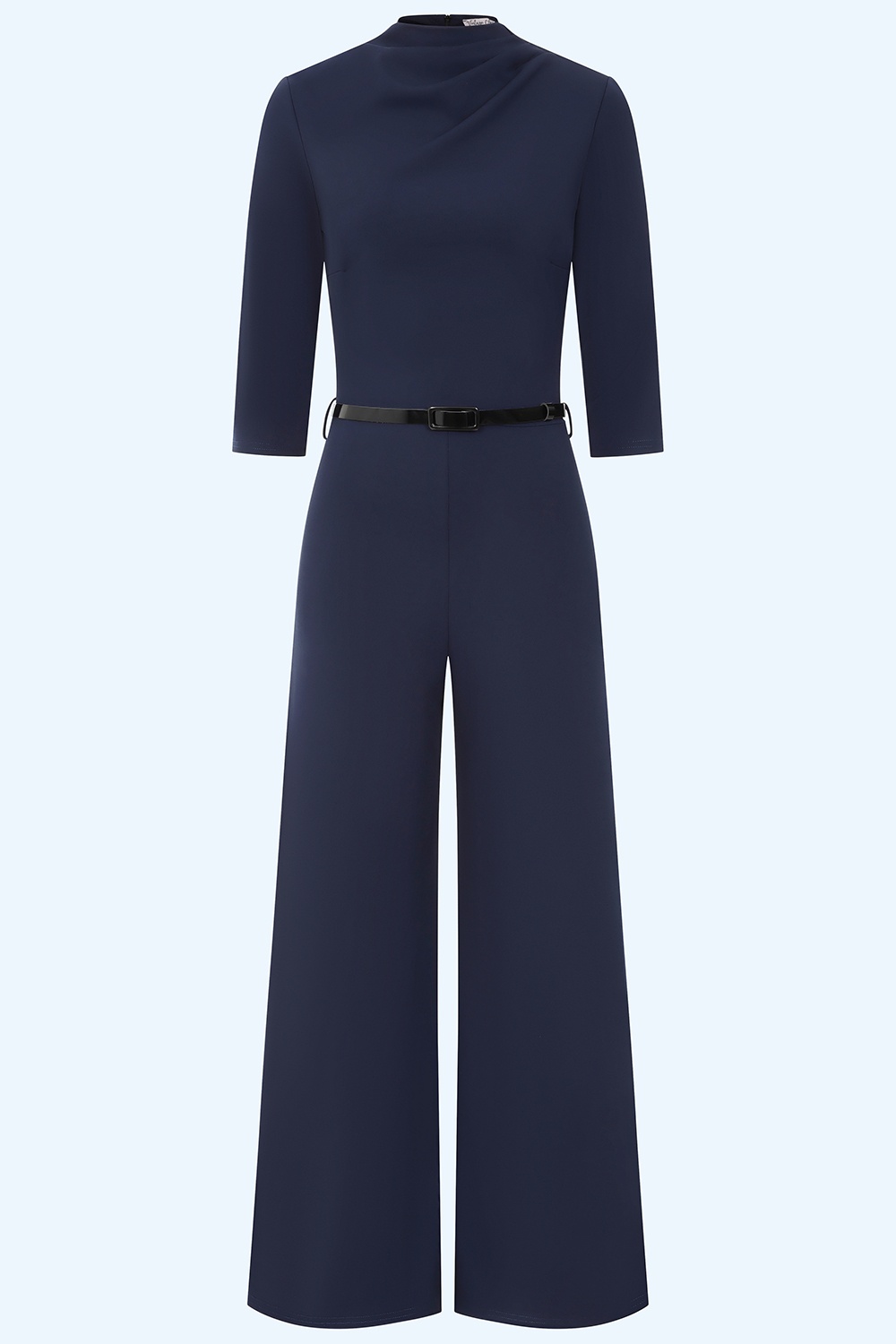 Vintage Chic for Topvintage - Topvintage exclusive ~ Jennifer jumpsuit in marineblauw