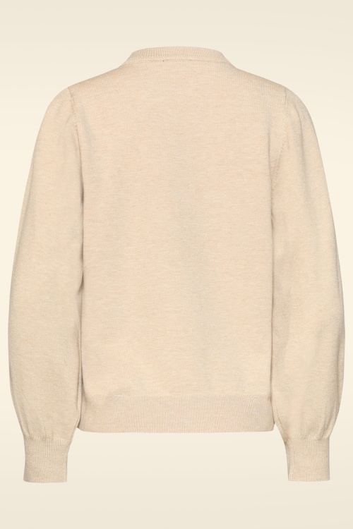 Smashed Lemon - Outline Garden Pullover in Sand 2