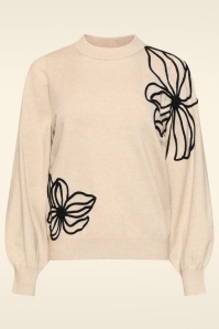 Smashed Lemon - Outline Garden Pullover in Sand
