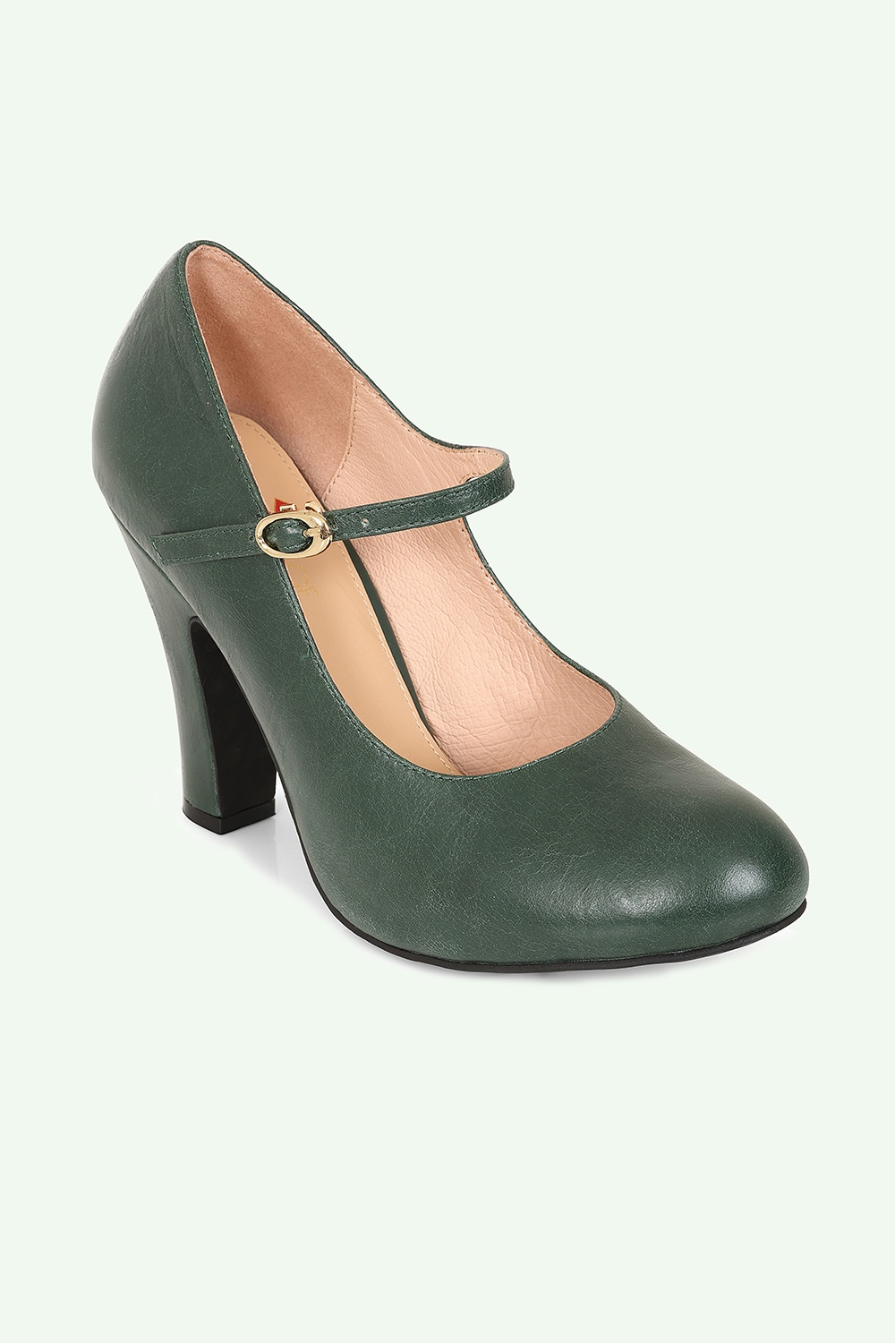 Lola Ramona ♥ Topvintage - June pumps in forest groen 4