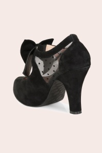 Lola Ramona ♥ Topvintage - Angie dots mesh pumps in zwart 8