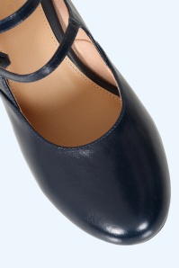 Lola Ramona ♥ Topvintage - Ava Deep Desire pumps in donker marineblauw 7