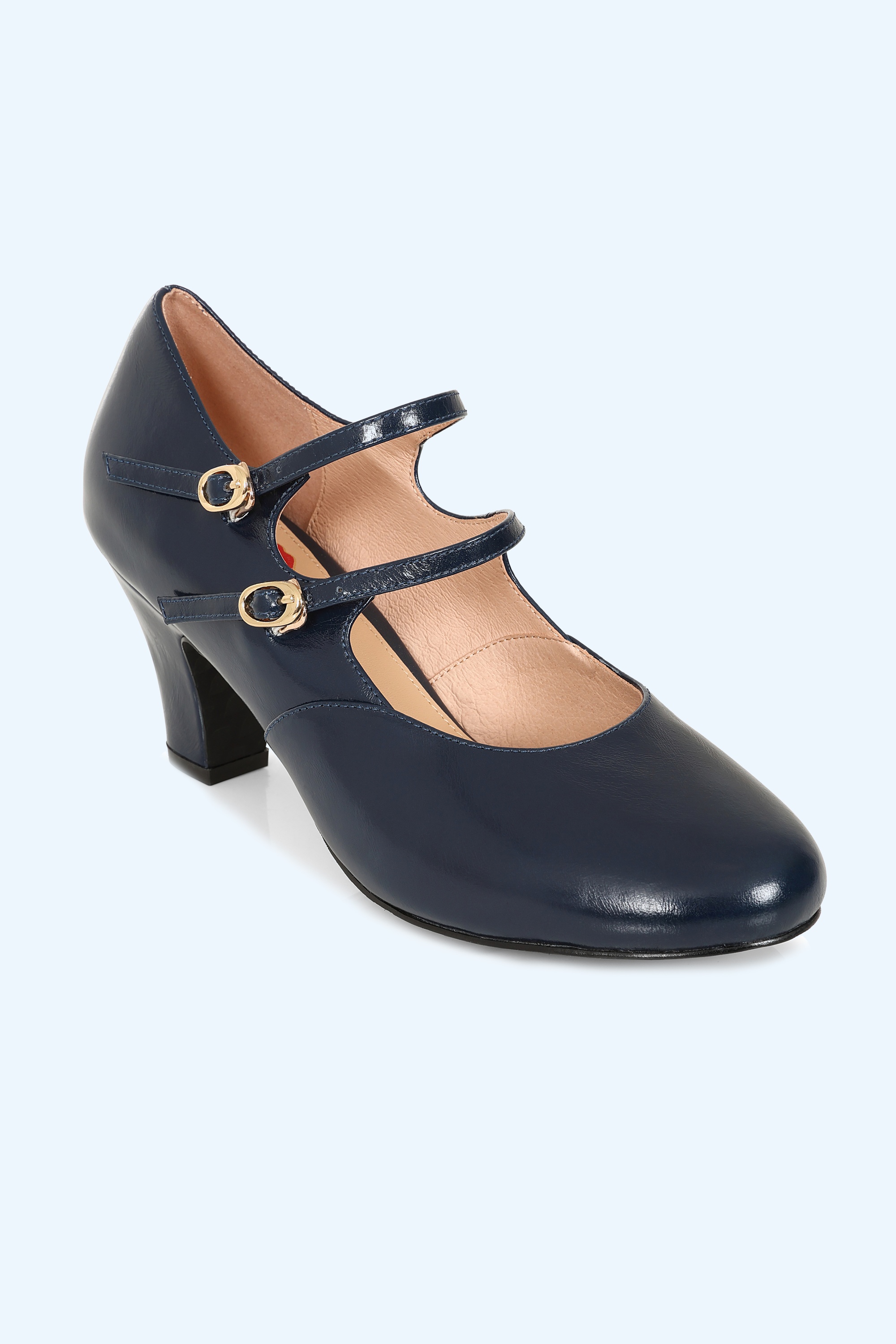 Lola Ramona ♥ Topvintage - Ava Deep Desire pumps in donker marineblauw 6