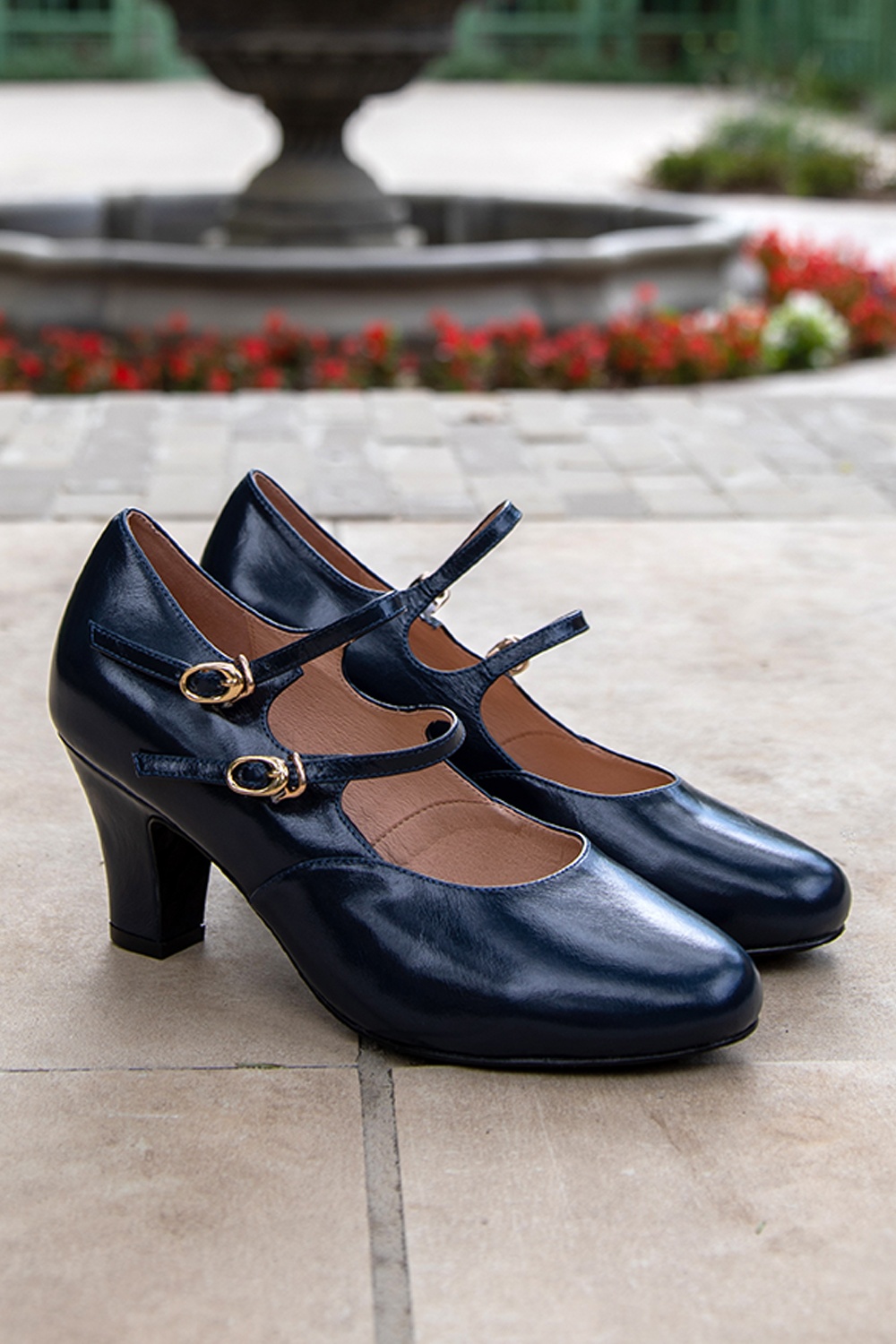 Lola Ramona ♥ Topvintage - Ava Deep Desire pumps in donker marineblauw 2