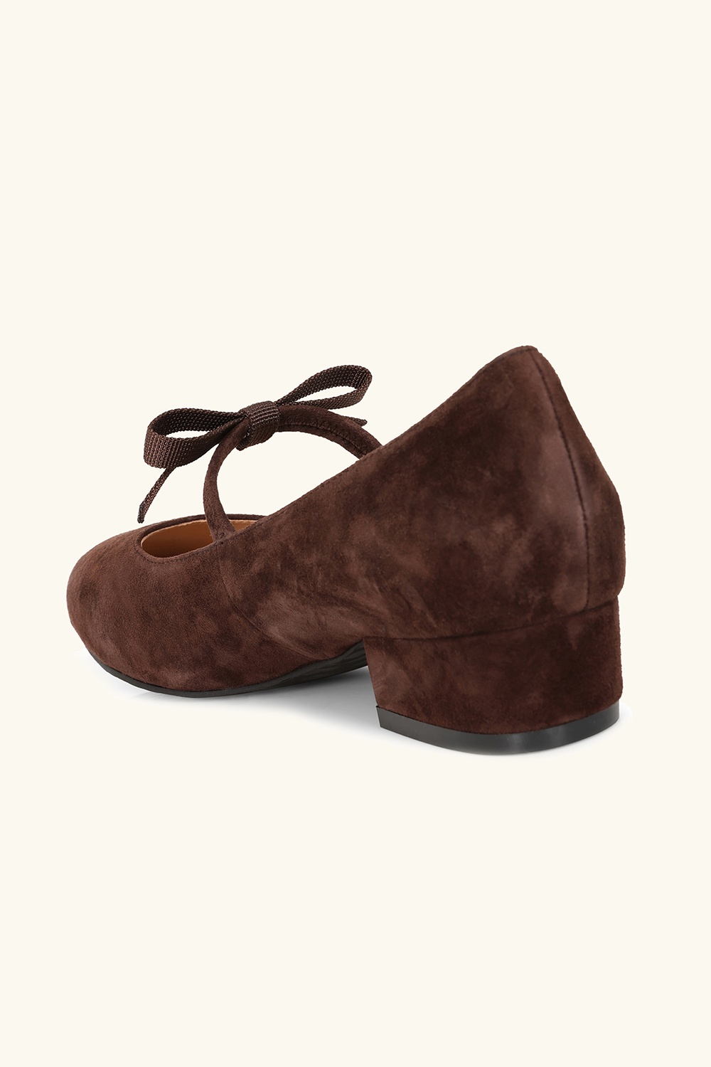 Lola Ramona ♥ Topvintage - Alice suède strik schoentjes in bruin 8