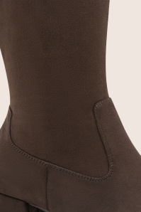 Jana Shoes - Bottes véganes Marya en moka 3