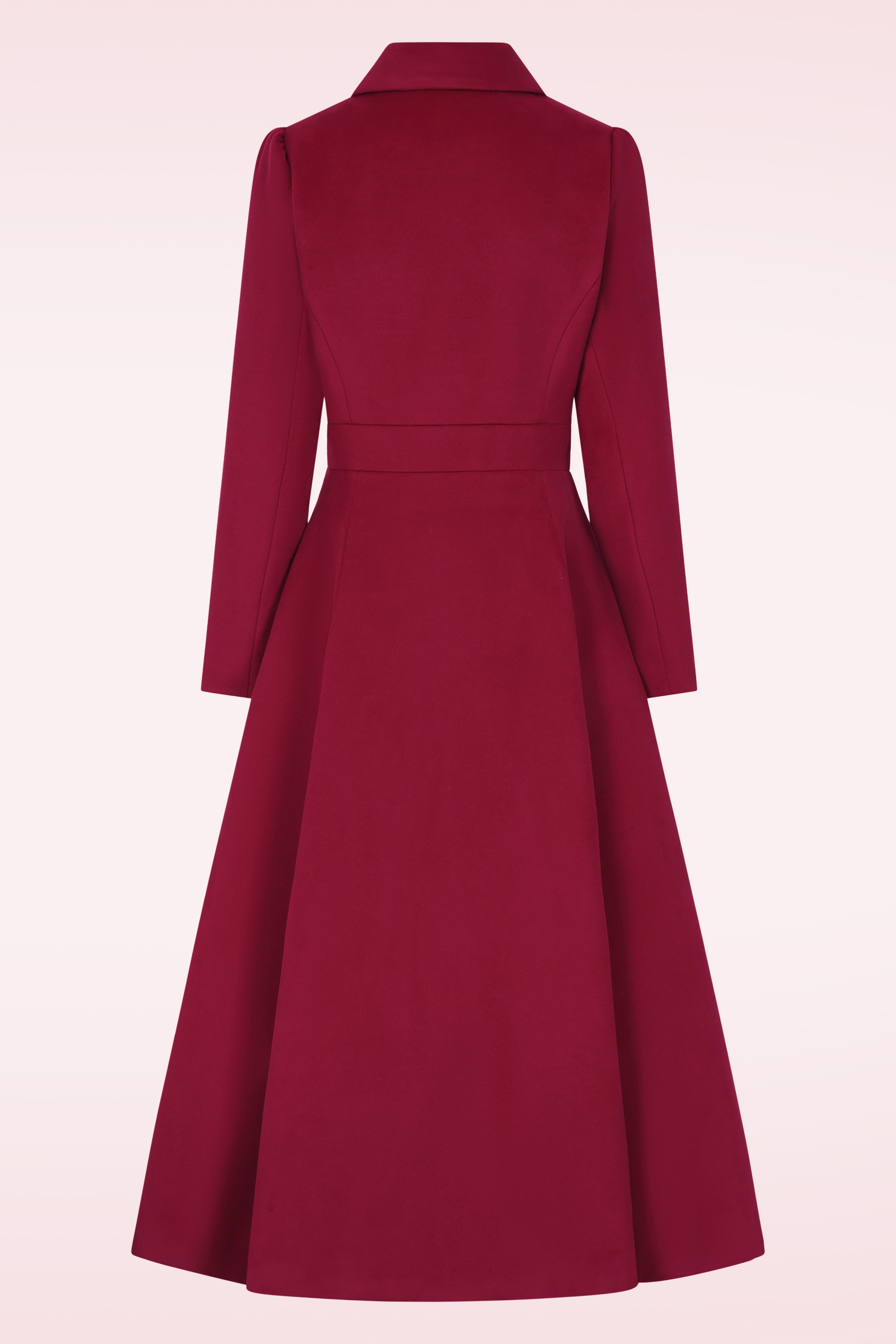 Hearts & Roses - Manteau évasé Seraphina en rouge 8
