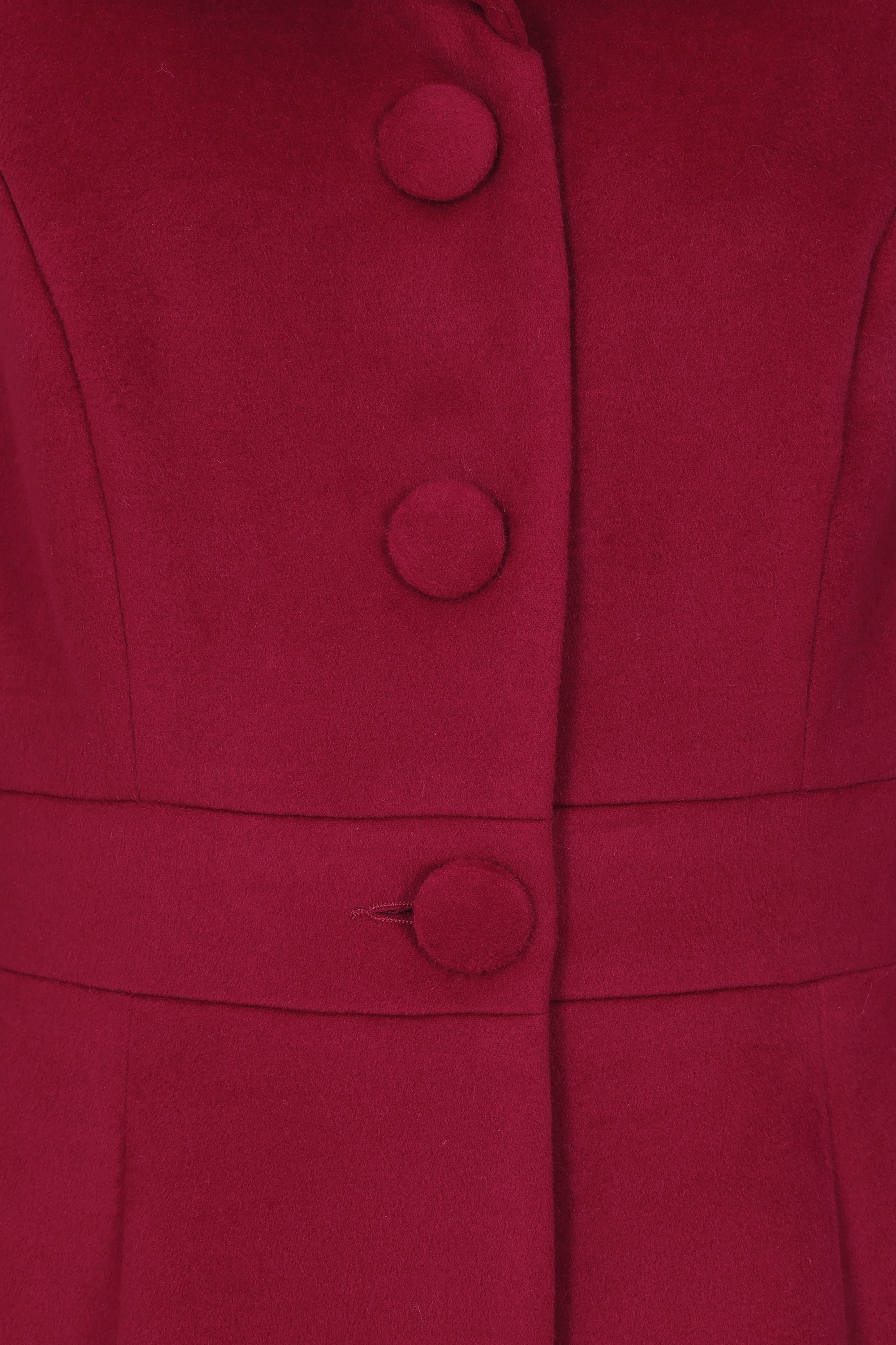 Hearts & Roses - Manteau évasé Seraphina en rouge 7