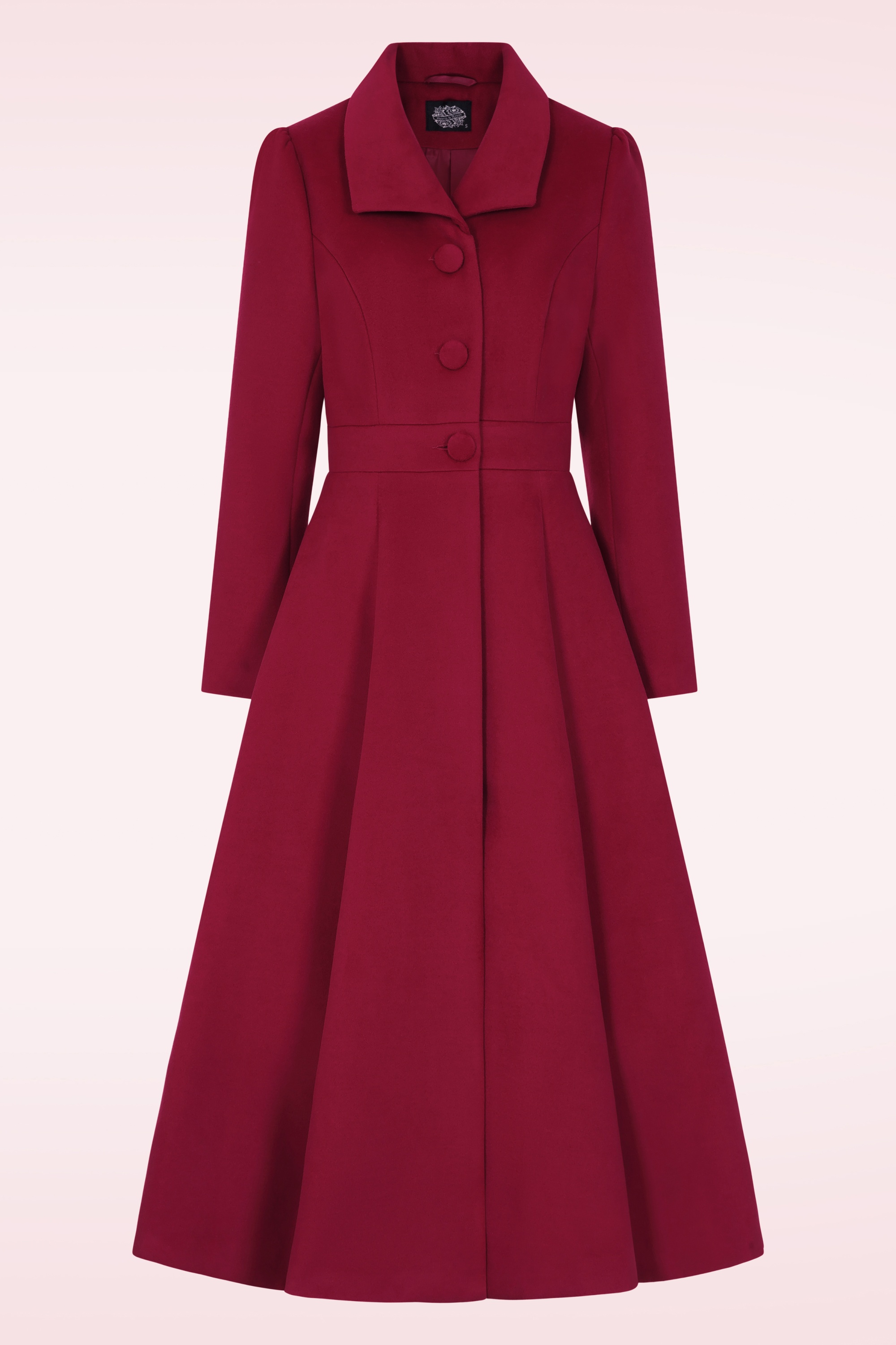 Hearts & Roses - Manteau évasé Seraphina en rouge 6