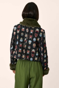 Louche - Kent Beetlejuice Cropped Jacket in Multi 6