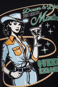 Queen Kerosin - Down and Dirty T-Shirt in Black 3