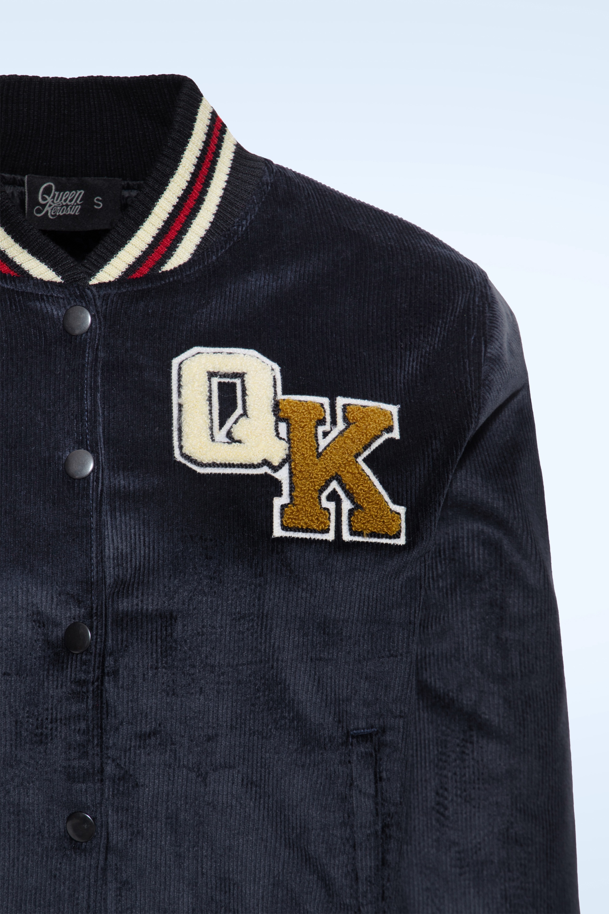 Queen Kerosin - Cheerleading Team College Jacket in Dark Navy 3