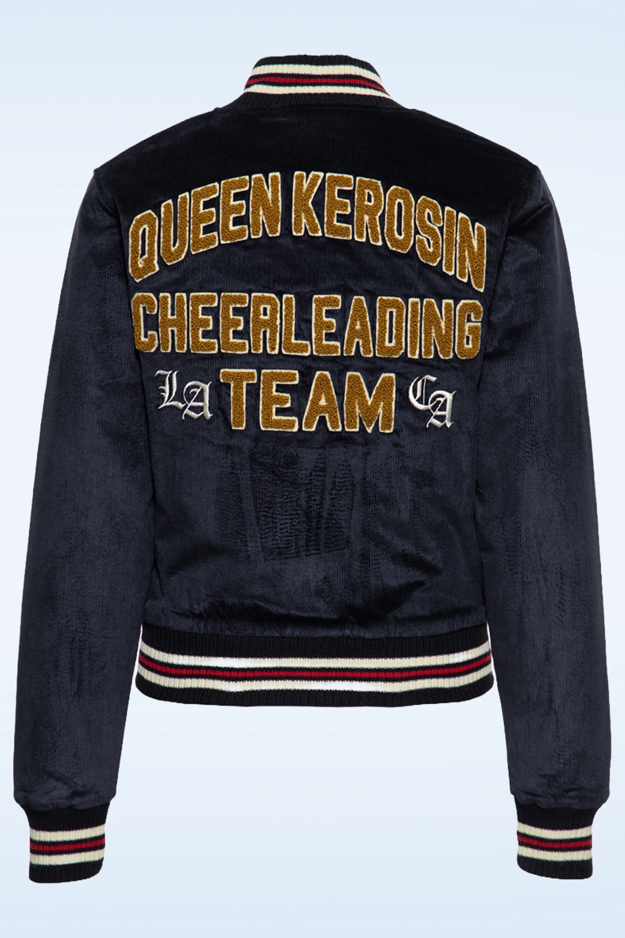 Queen Kerosin - Cheerleading Team College Jacket in Dark Navy 2