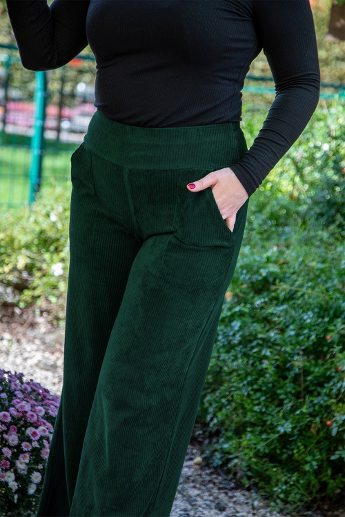 Blutsgeschwister - Jolly Marleen lange broek in druifgroen 3