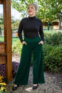 Blutsgeschwister - Jolly Marleen lange broek in druifgroen